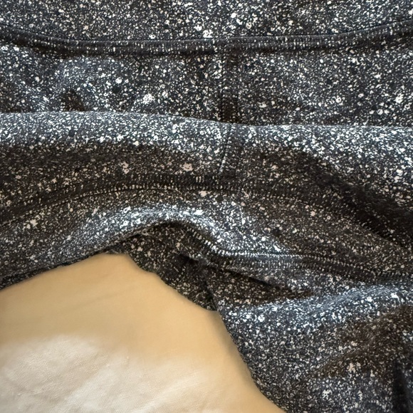 Lululemon Align Pant II Luminesce Splatter Ice Grey Black size 6 - Picture 7 of 8